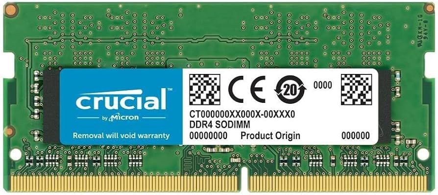 Crucial 16GB Single DDR4 2400 MT/s (PC4-19200) DR x8 SODIMM 260