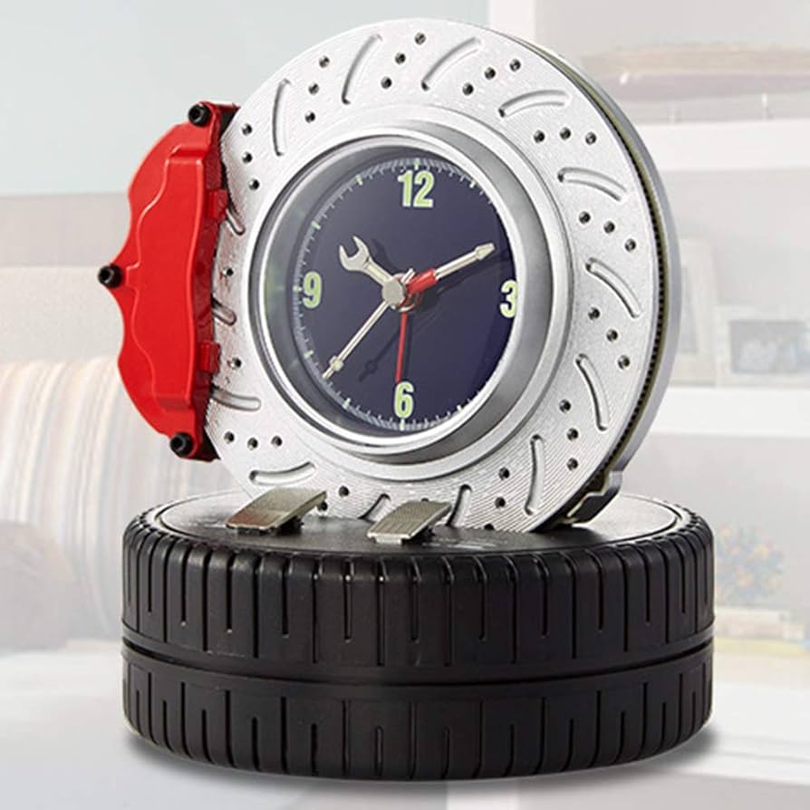 Amazon.co.jp: ZXK ブレーキディスク目覚まし時計タイヤクリエイティブ