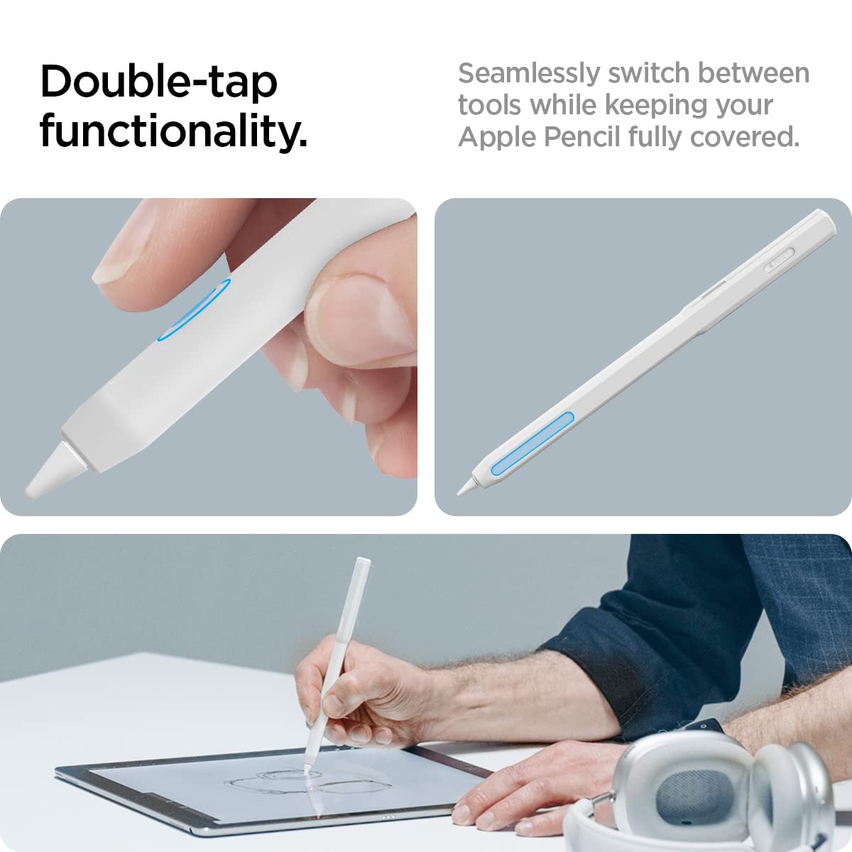Amazon | Spigen Pencil ケース タッチペンカバー アップルペンシル