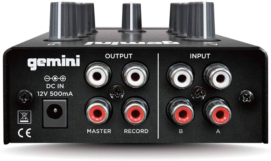 Amazon | GEMINI DJ ミキサー ポータブル 2ch ステレオミキサー MM1