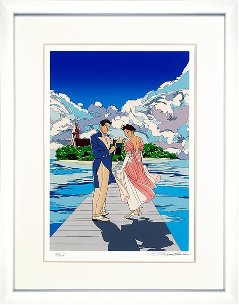 Amazon.co.jp: わたせせいぞう 版画（シルクスクリーン）「Church