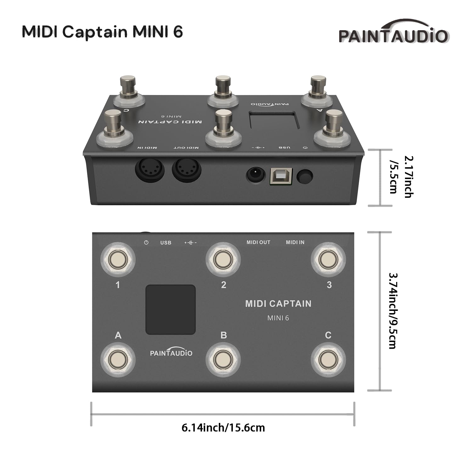 Amazon | PAINTAUDIO MIDI Captain NANO 4/MINI 6フィート