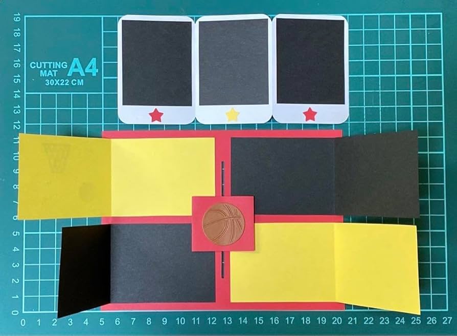 Amazon.co.jp: アルバム 仕掛け パーツ クラフト セット バスケ 15