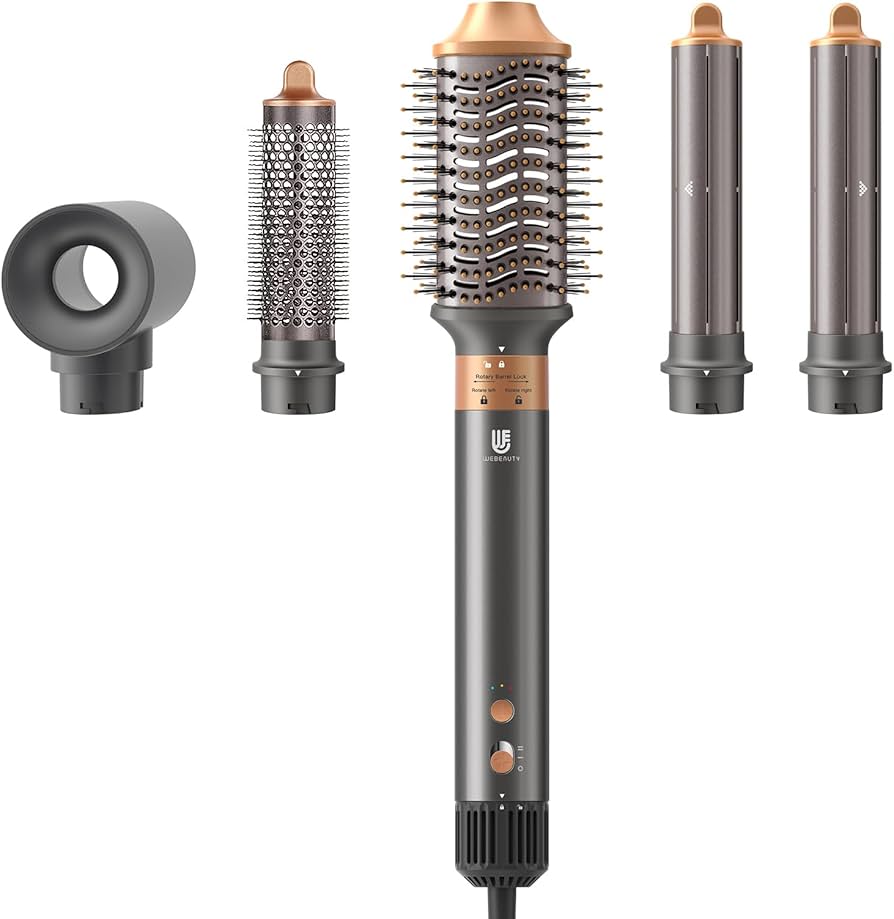 Amazon | ドライヤー 大風量 速乾 5 IN 1マルチスタイラー エアリー