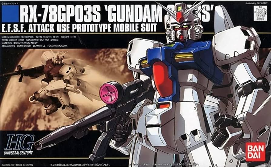 Amazon | HGUC 1/144 RX-78GP03S ガンダムGP03S ステイメン (機動戦士