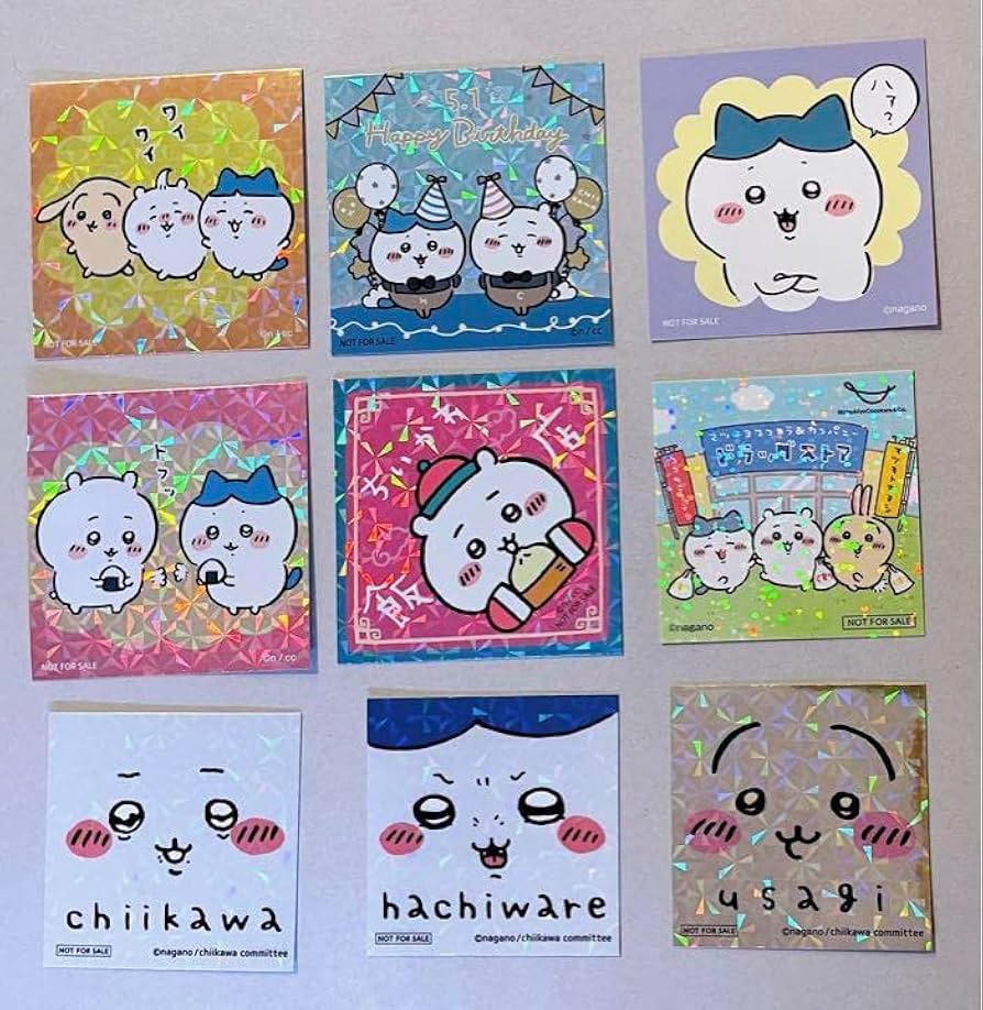 Amazon.co.jp: ちいかわ ノベルティ ステッカー シール ホログラム