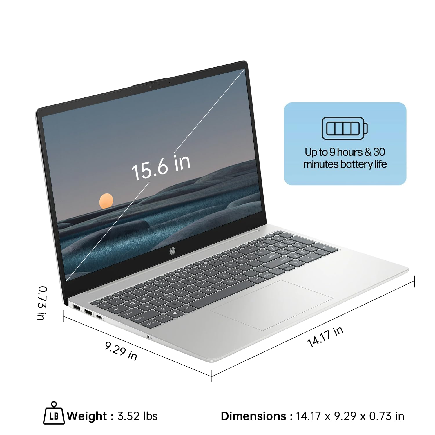 Amazon.co.jp: HP 15.6インチ FHD Linux ノートパソコン、アンチグレア