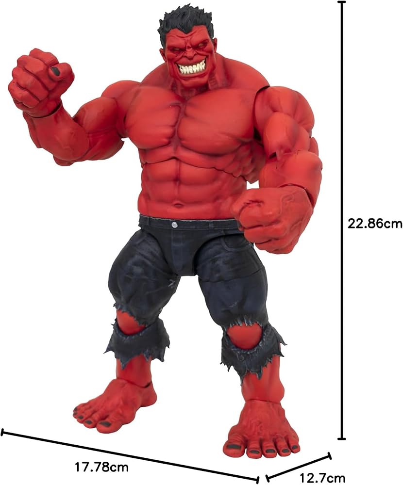 Amazon.co.jp: Diamond Select Toys マーベル セレクト レッドハルク 9