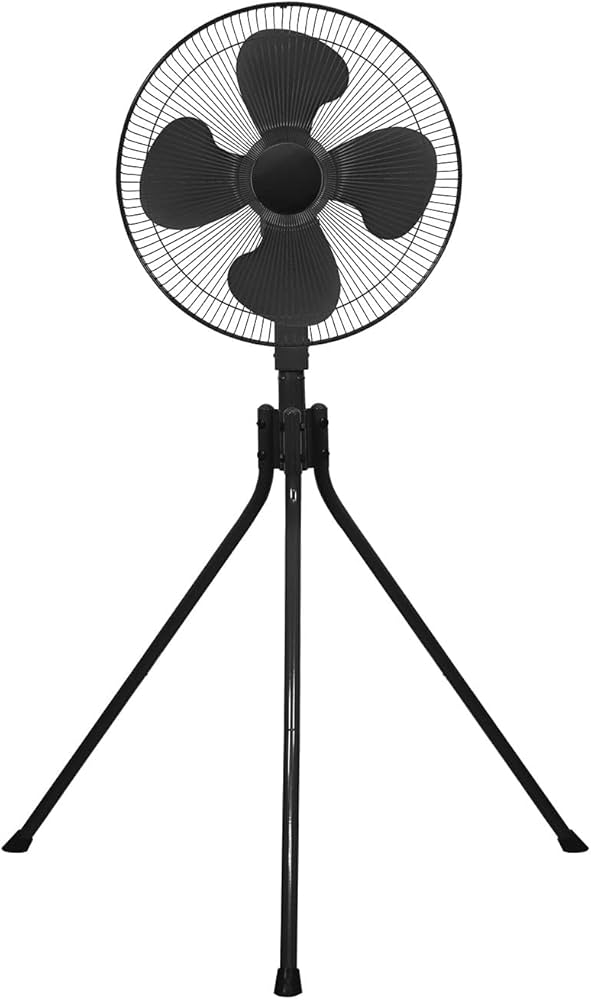 Amazon | [山善] 扇風機 45cm 工場扇 スタンド式 押しボタンスイッチ