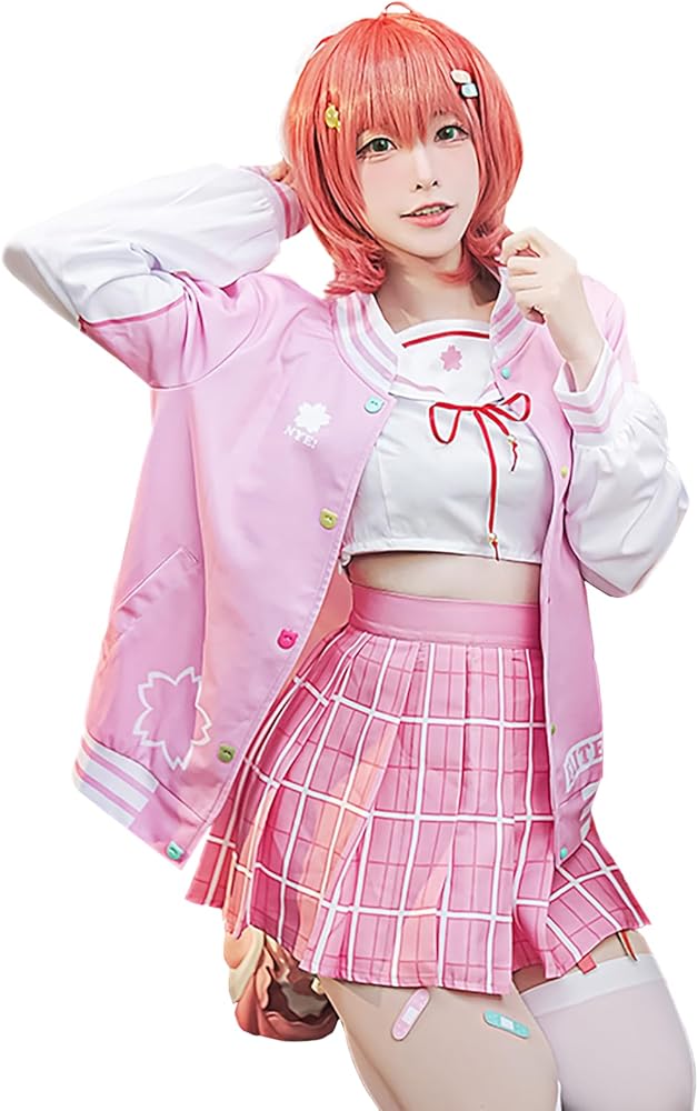 Amazon.co.jp: [milky time] ホロライブ さくらみこ コスプレ VTuber