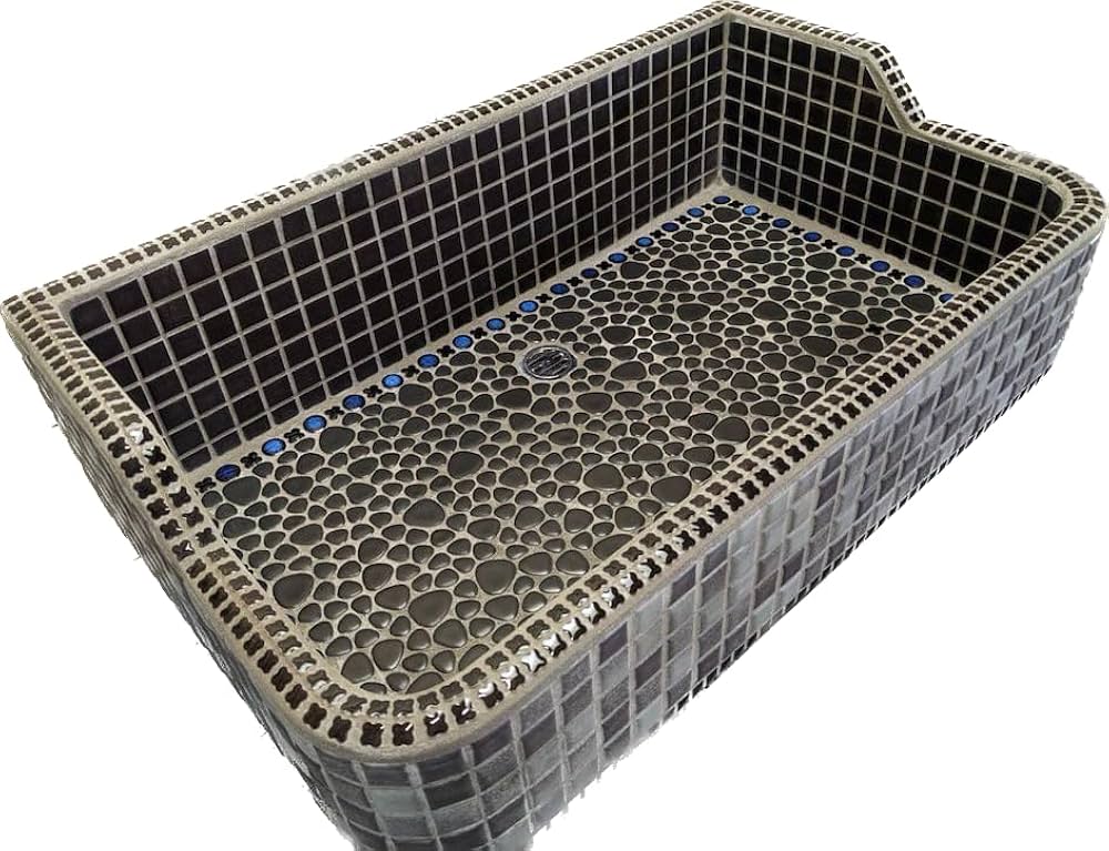 Amazon.co.jp: 作善堂 ガーデンシンク タイルシンク ガーデンパン 屋外