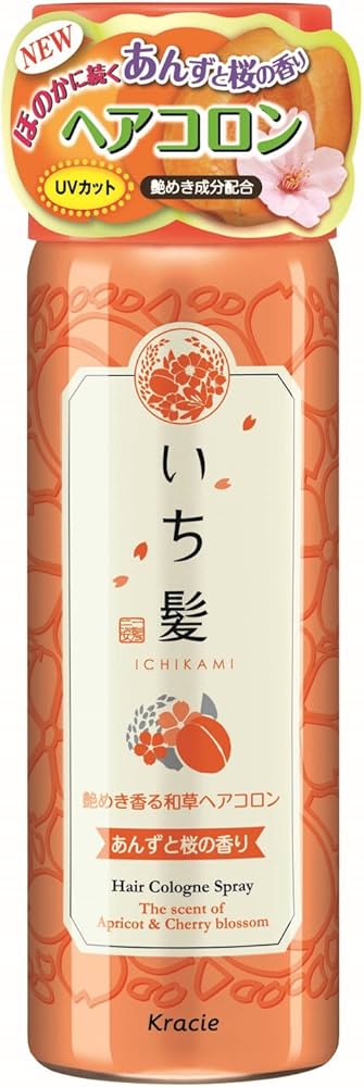Amazon | いち髪 艶めき香る和草ヘアコロン あんずと桜の香り 80g