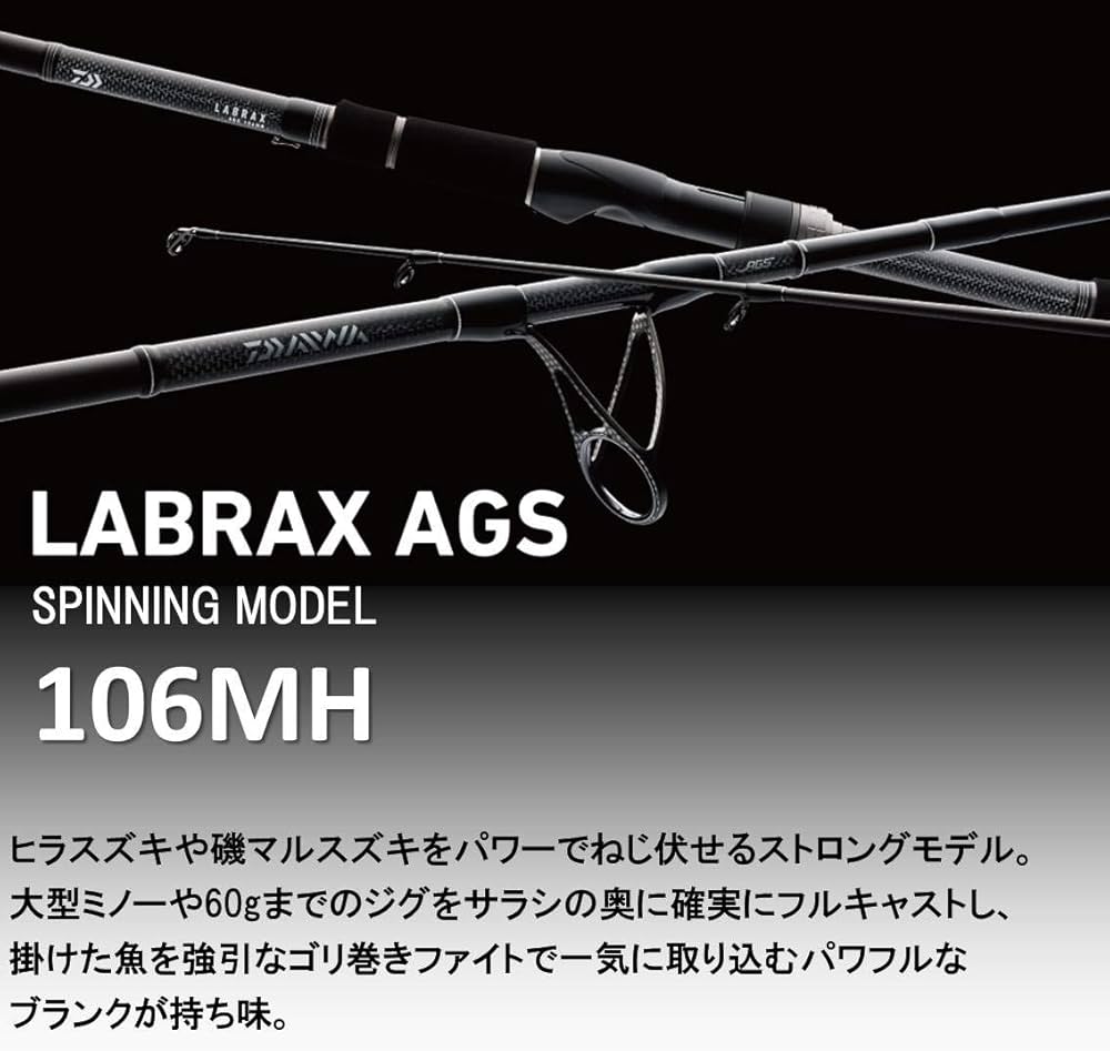 Amazon | ダイワ(DAIWA) シーバスロッド ラブラックスAGS 106MH 釣り竿