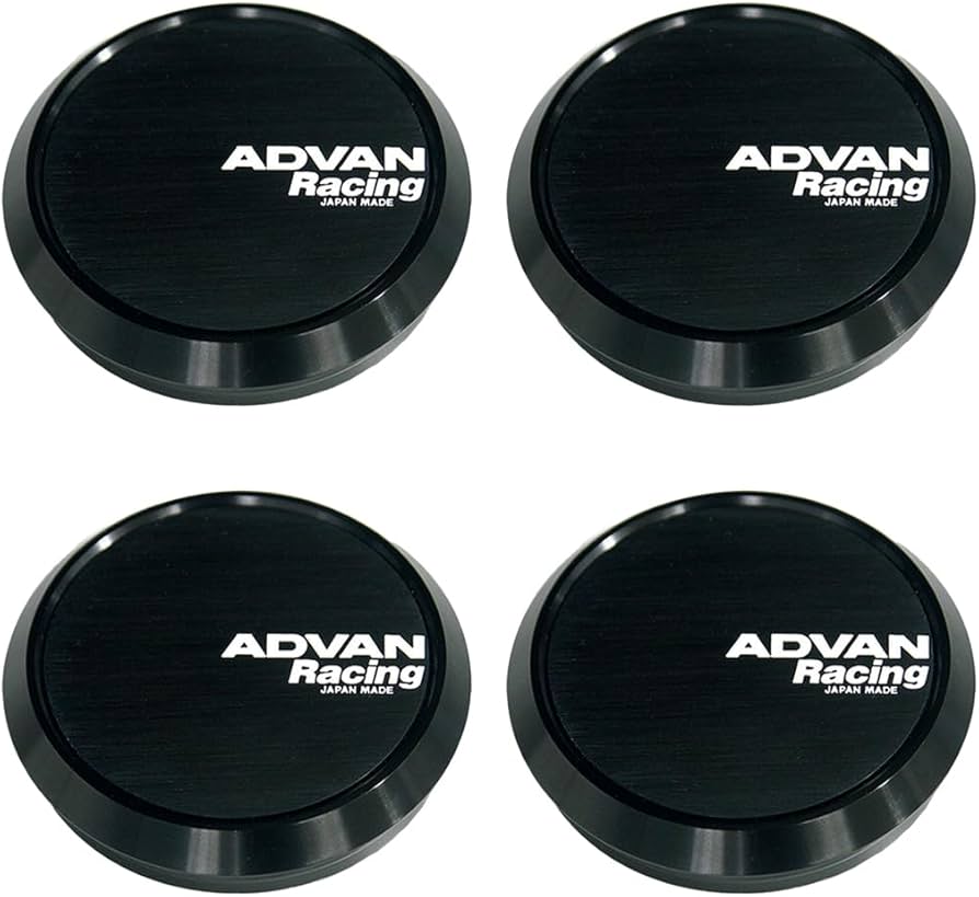 Amazon.co.jp: 4個セット YOKOHAMA ADVAN Racing センターキャップ