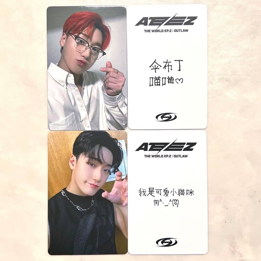 ATEEZ サン 中華 withfans トレカ メガネ