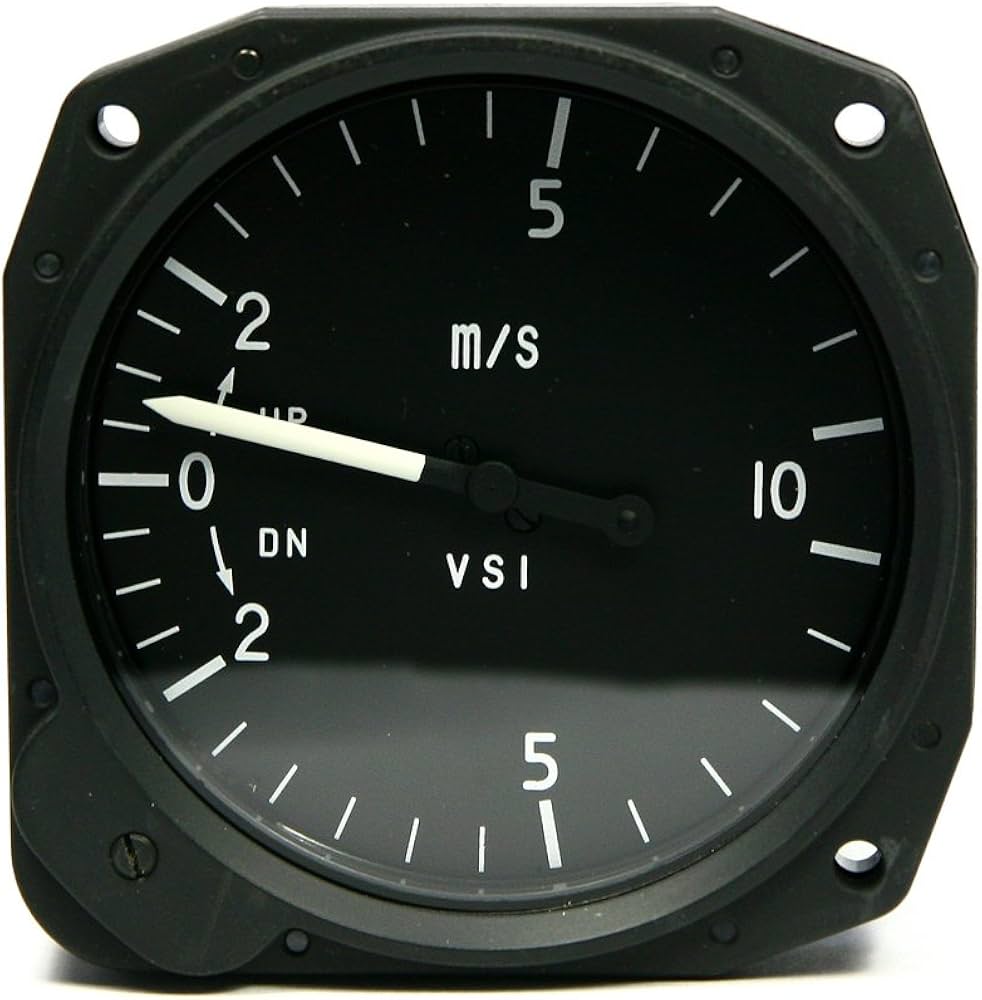 Amazon | 航空計器 昇降計 （10METER/SECOND） 3-1/8