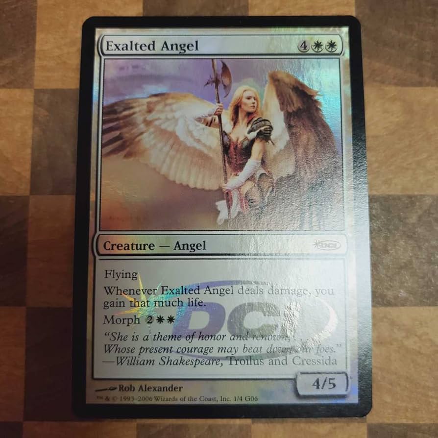 Amazon | Foil 賛美されし天使 Exalted Angel ジャッジ褒賞版 MTG 定形