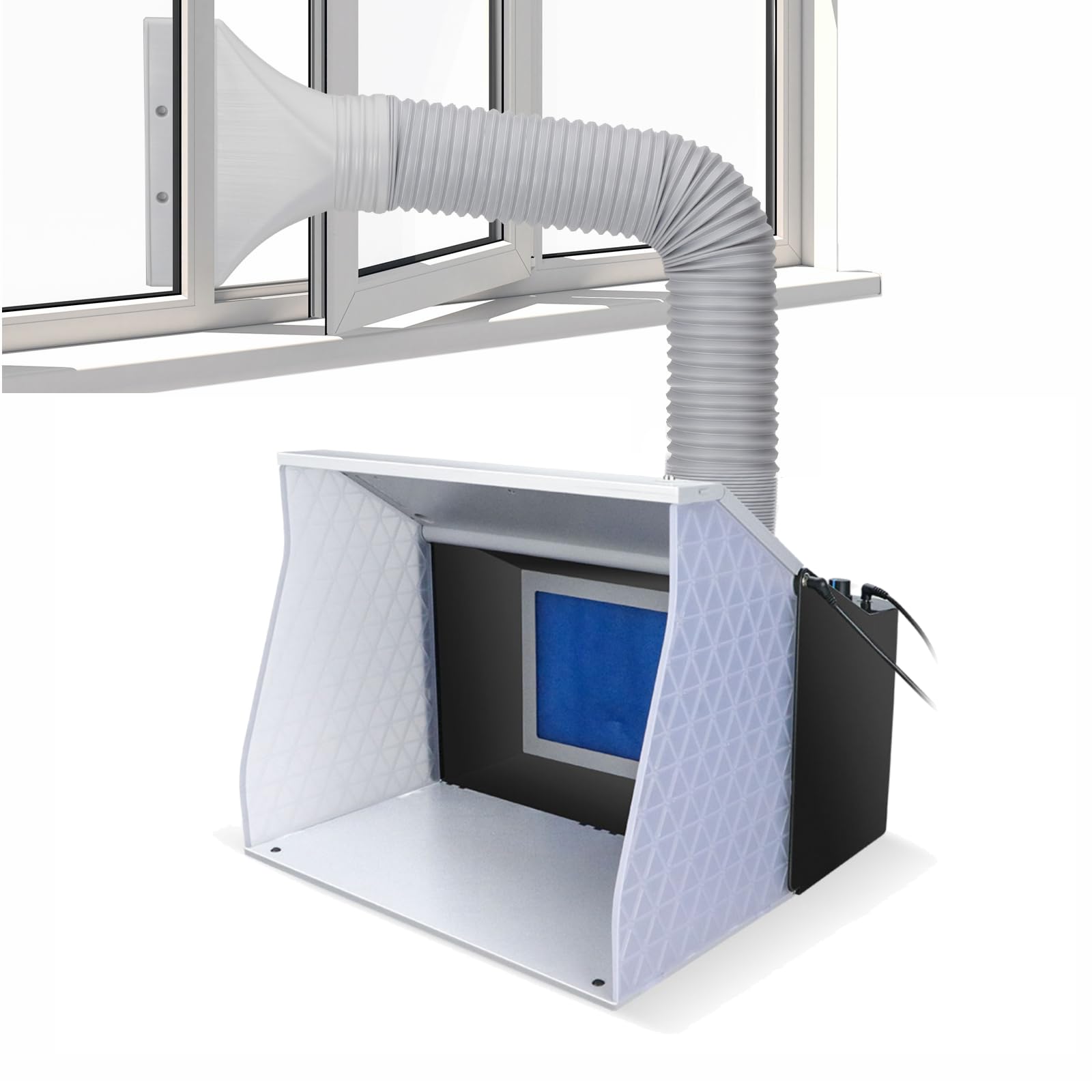 Amazon | Anesty DuoFan 塗装ブース コンパクトサイズ スプレーブース