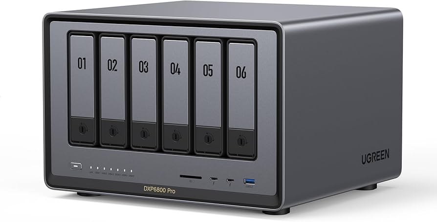 Amazon.com: UGREEN NAS DXP6800 Pro 6-Bay Desktop NAS, Intel i5