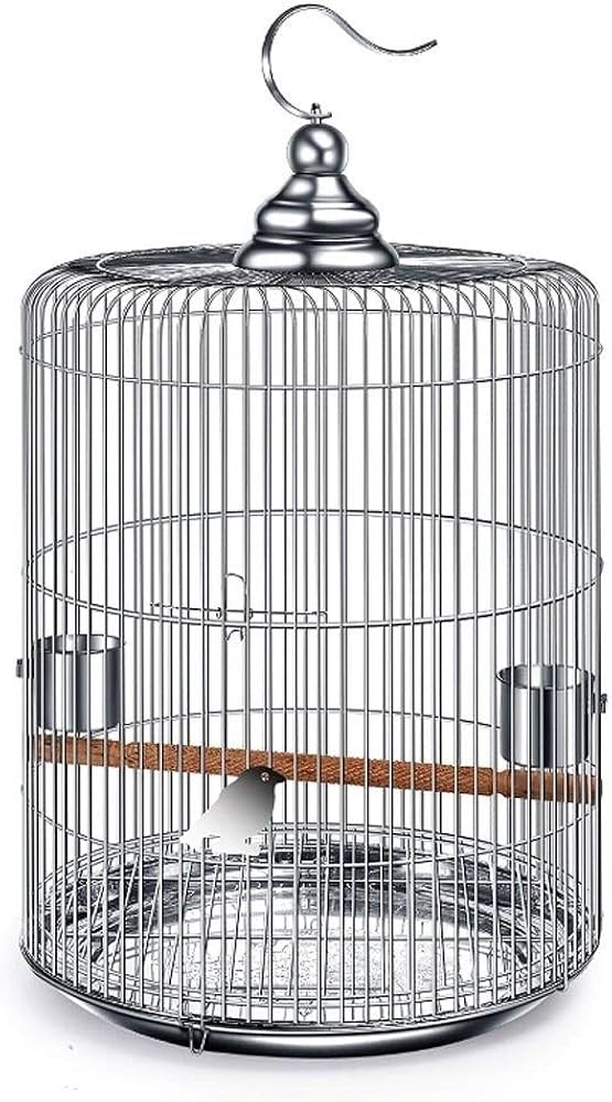 Amazon | 鳥かご・ケージ バード用品ステンレススチールラウンドバード