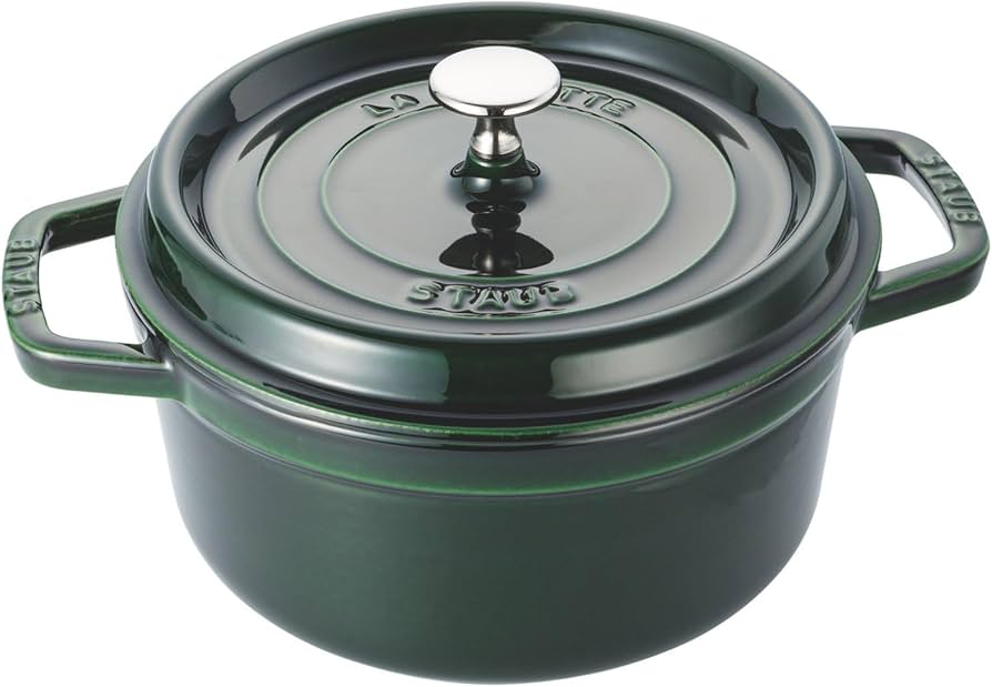 Amazon｜staub ストウブ 「 ピコ ココット ラウンド バジルグリーン