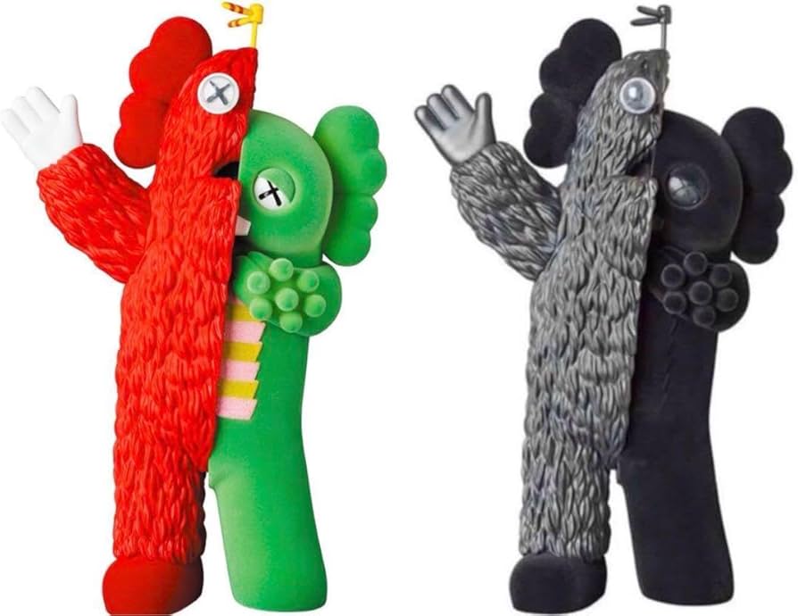 Amazon | メディコムトイ カウズ フィギュア ガチャピン ムック 2体