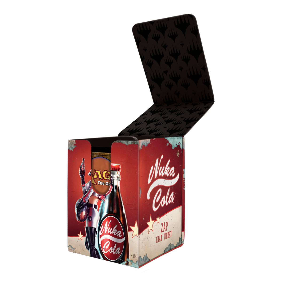 Ultra Pro - Fallout Alcove Flip Deck Box - Nuka Cola Pinup - for