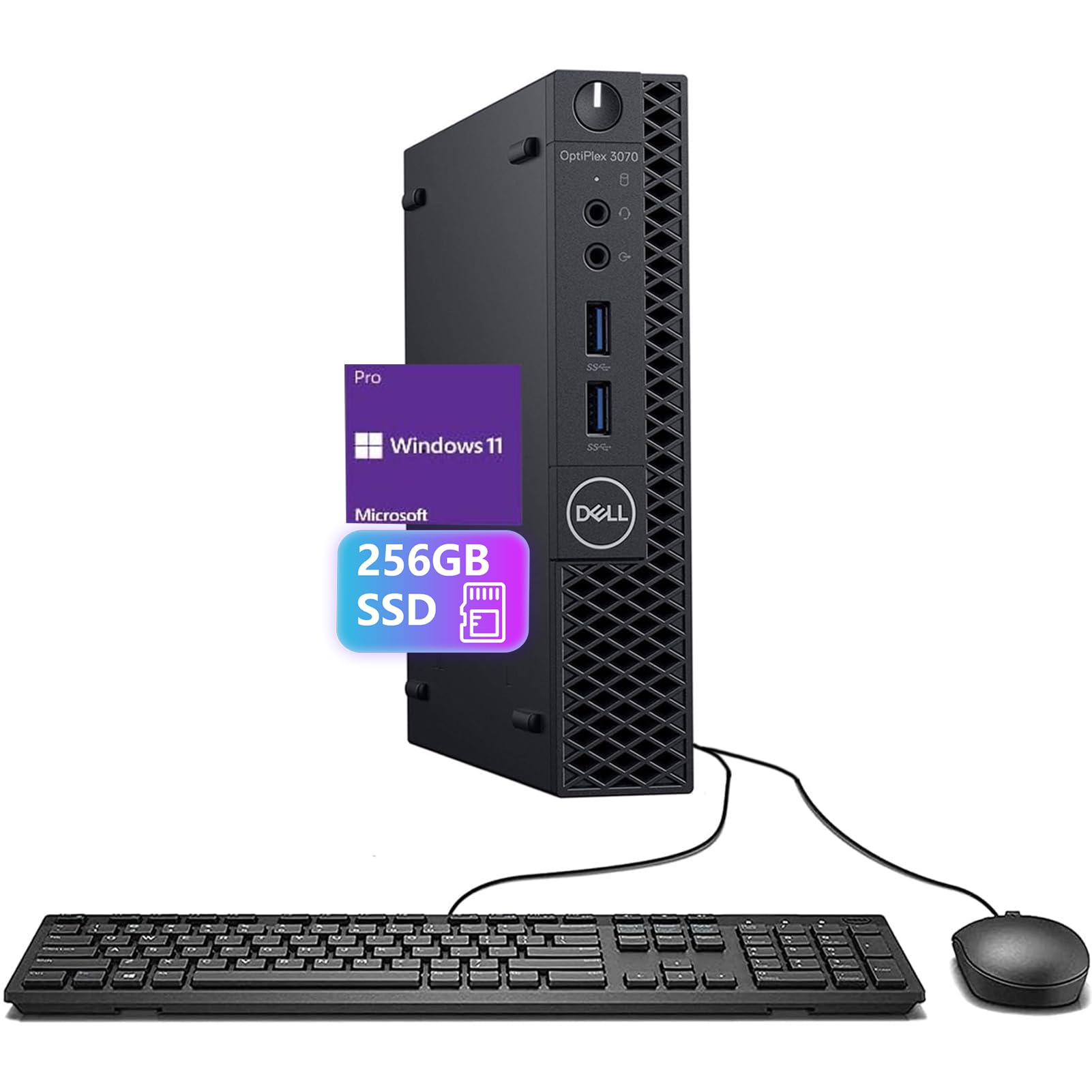 Dell Windows 11 Professional Micro PC (MFF) Optiplex 3070 (Latest