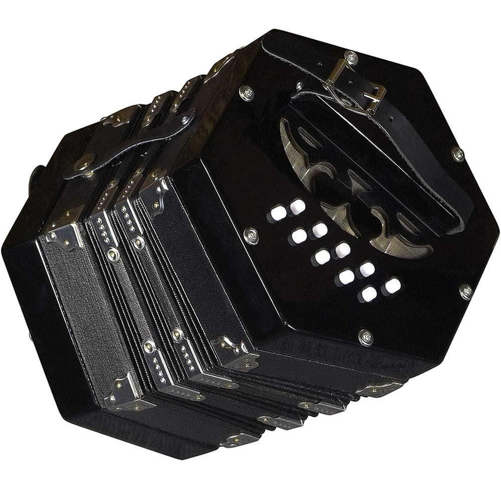 Amazon | 20ボタンコンサーティーナアコーディオン、ポータブル