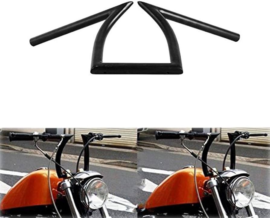Amazon | AQIMY バイク 汎用 ハンドルバー Zバー 8-3 / 4 