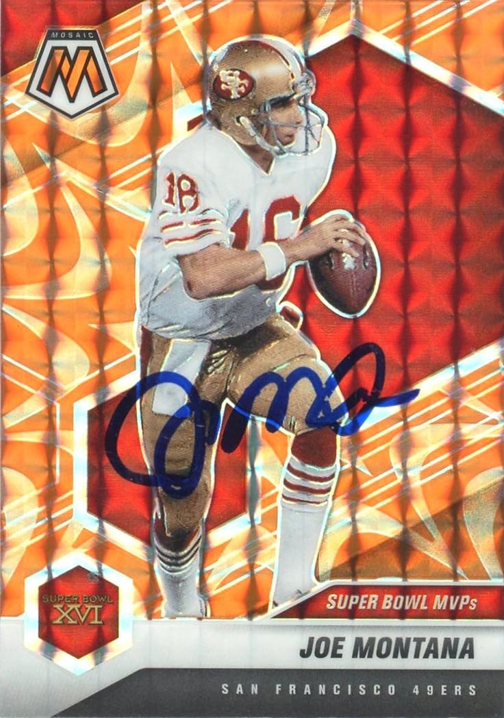 Amazon.co.jp: ジョー・モンタナ 直筆 サイン 入り Panini PRIZM 公式