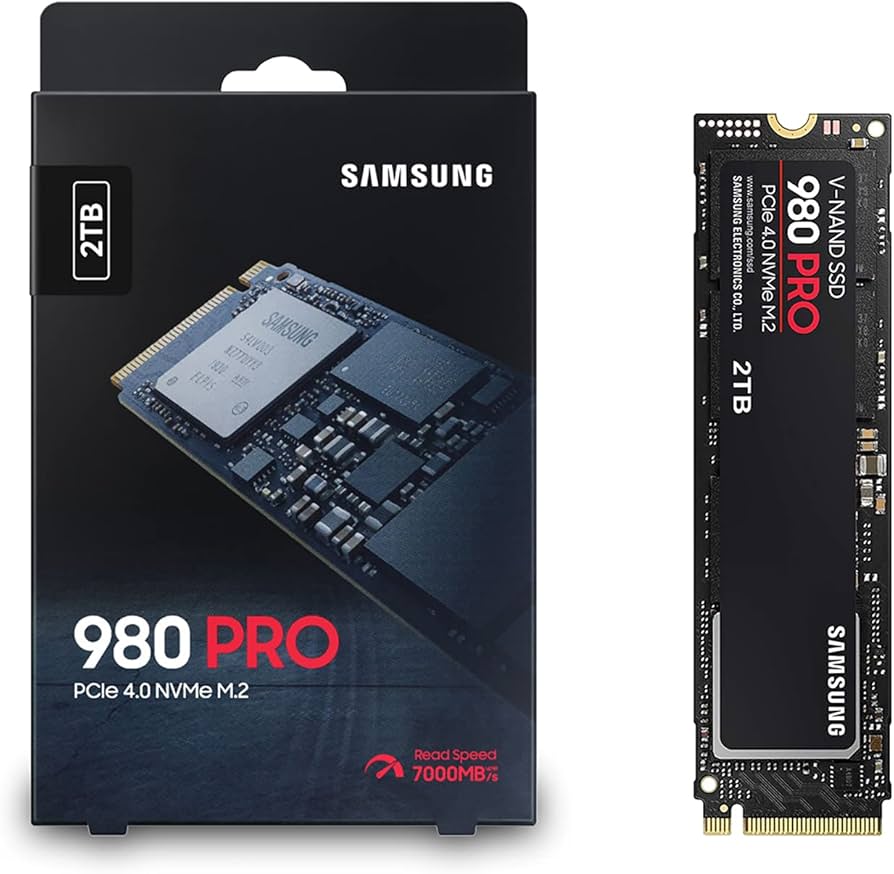 Amazon.com: Samsung 980 PRO 2TB PCIe SSD - 7,000 MB/s 4.0 x 4 M.2