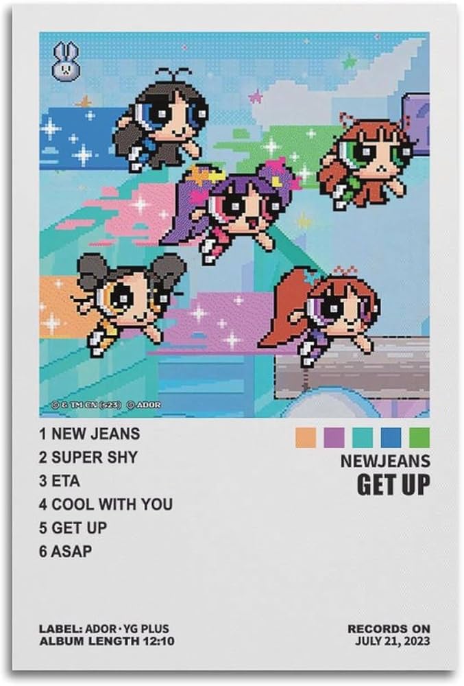 Amazon.co.jp: Wigonda アルバムカバーポスター NewJeans ポスター Get