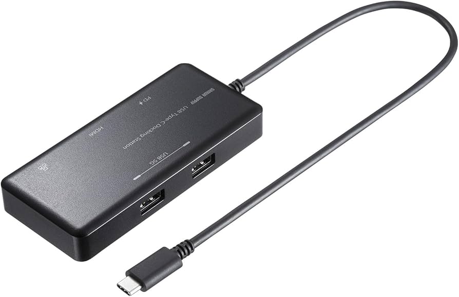 Amazon.co.jp: サンワサプライ USB Type-C ドッキングステーション