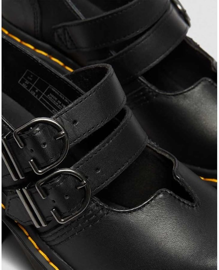 Amazon.com | Dr. Martens, Womens Eviee Heeled Shoe, Black Sendal