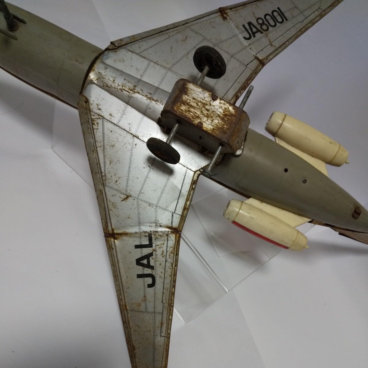 Amazon.co.jp: レトロ 当時物 古い玩具店 日本航空JA8001 JAL