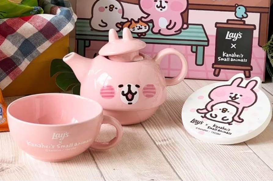 Amazon.co.jp: カナヘイの小動物 ウサギとピスケ ポット マグカップ