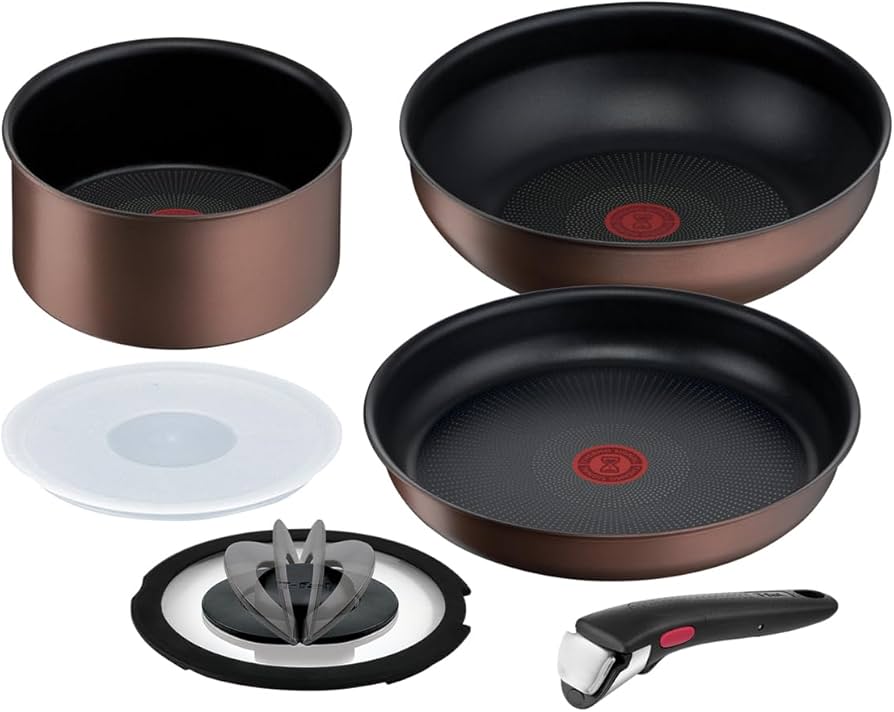 Amazon.co.jp: Tefal T-fal Ingenio Neo IH Maple Brown Set 6 L77390