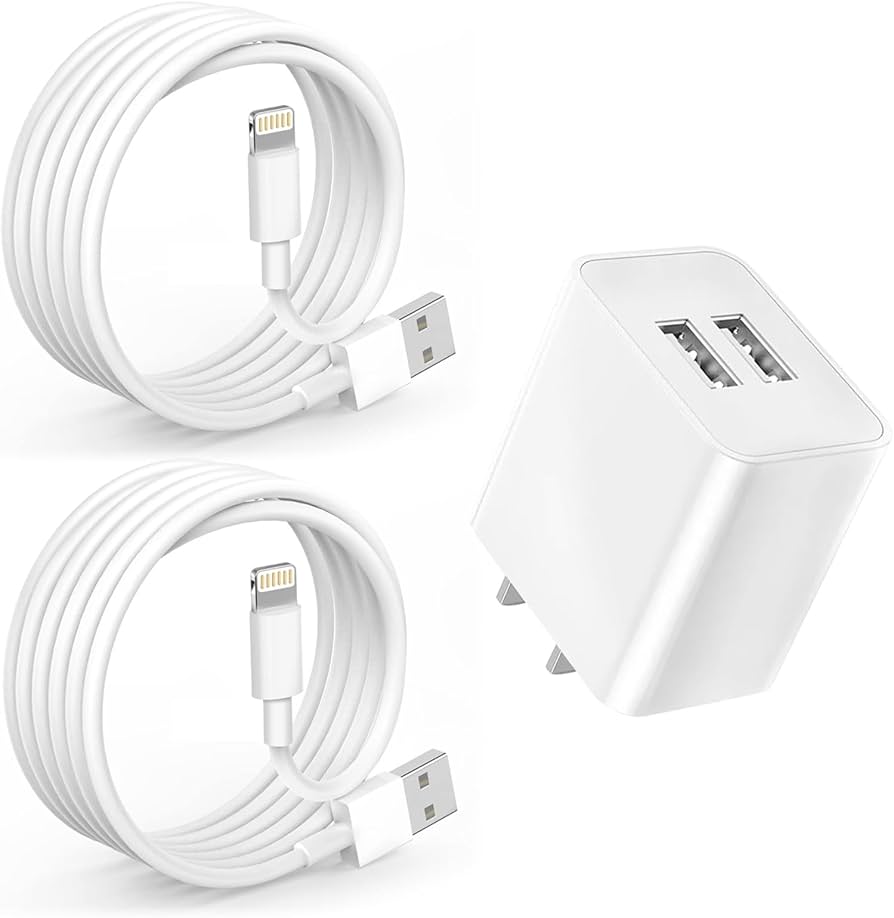 Amazon | iPhone 充電器 USB 充電器 2ポート 12W ACアダプター 【MFi
