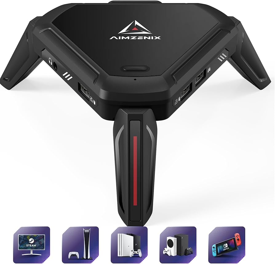 Amazon.co.jp: AIMZENIX AX600 Monster キーボードとマウスアダプター