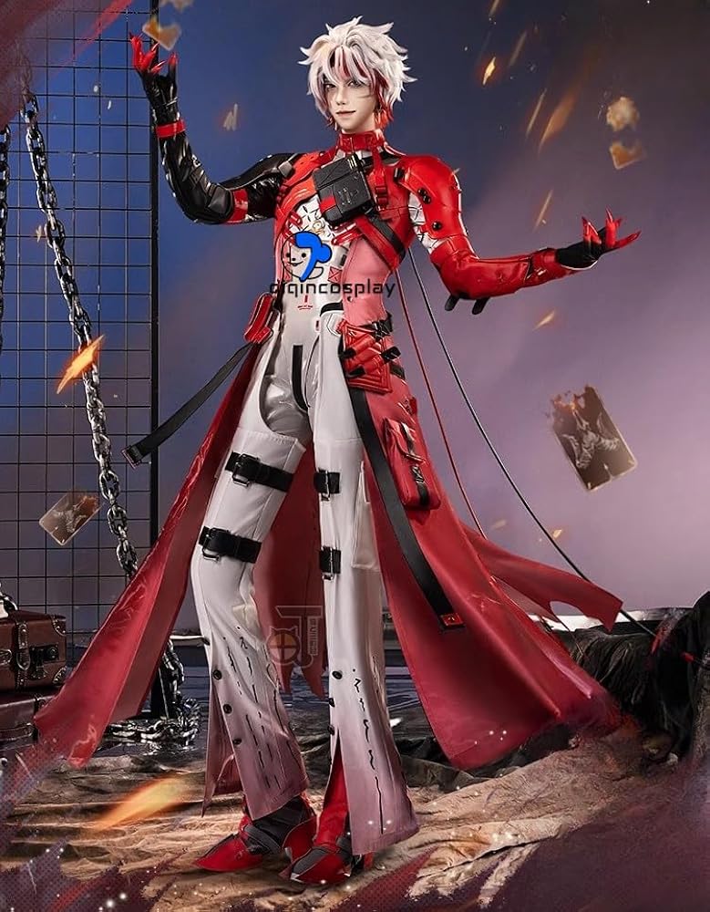 Amazon.co.jp: [ETER] qiqincosplay 鳴潮 スカー 傷痕 Scar コスプレ