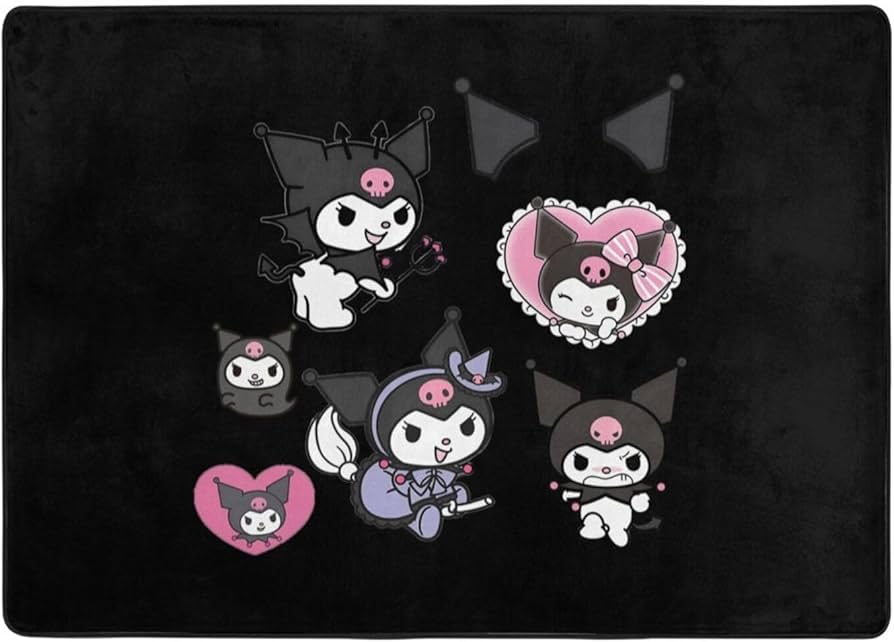 Amazon | サンリオ クロミ カーペット ラグ ラグマット 洗える