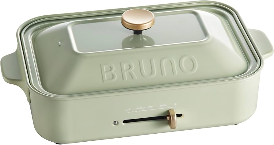 Amazon | BRUNO ブルーノ コンパクトホットプレート 本体 プレート2種