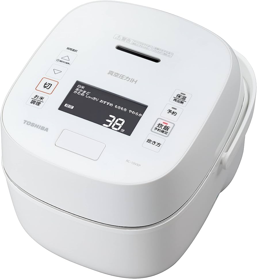 Amazon | 東芝 炊飯器 5.5合 真空圧力IH ジャー炊飯器 真空保温 白米40
