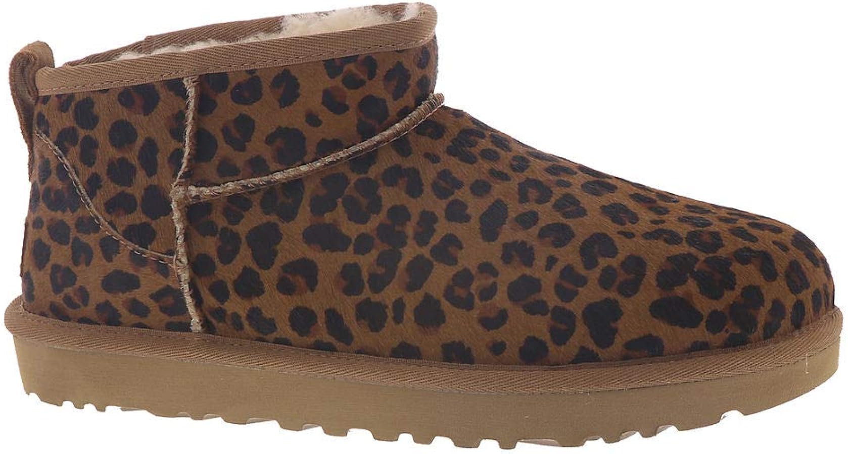 Amazon | UGG レディース クラシック ウルトラミニ ヒョウ柄 アンクル