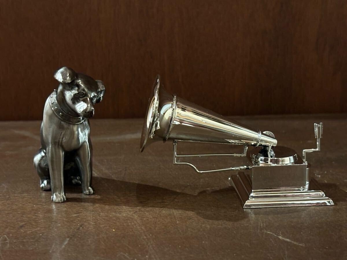 Amazon.co.jp: Victor ビクターマークのニッパー蓄音機 置物 レトロ