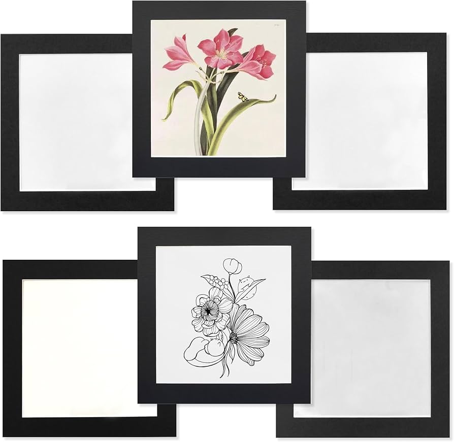 Amazon.co.jp: Haojiaho ペーパーフォトフレーム 子供の絵 展示用 紙製