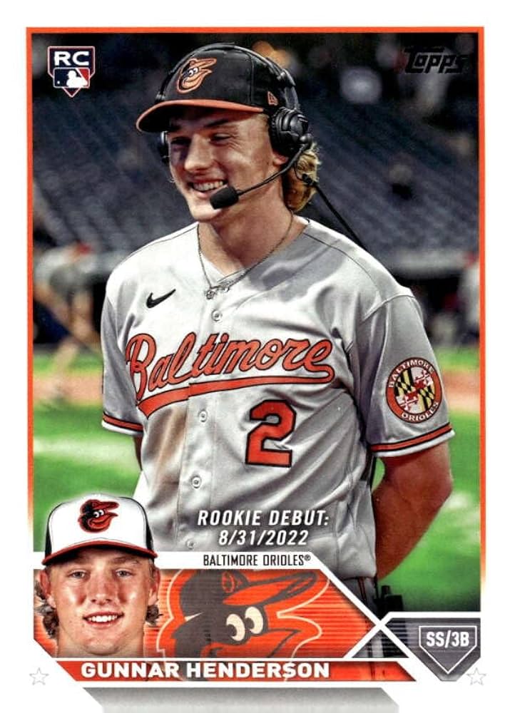 Amazon.com: 2023 Topps Update Series #US18 Gunnar Henderson Rookie