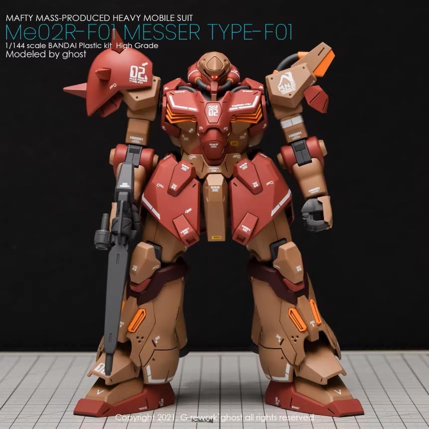 Amazon | 〔1/144スケール HG/RG〕Me02R-F01 メッサーF01型 用水転写式