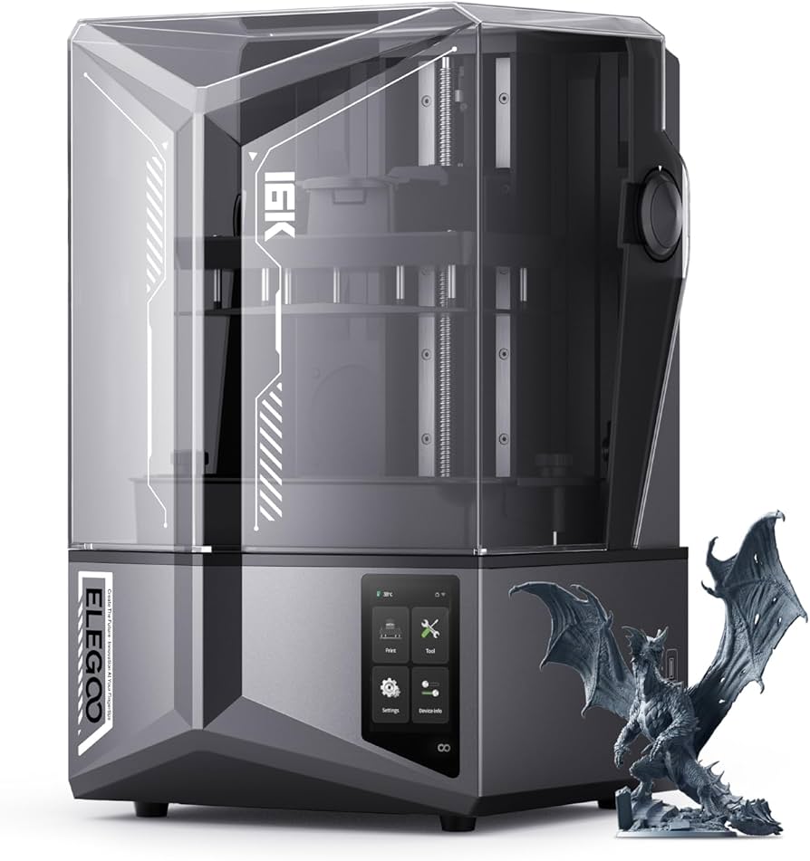 ELEGOO Saturn 4 Ultra 16K Resin 3D Printer with 10